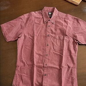 Dockers Men's Red Plaid Casual Shirt